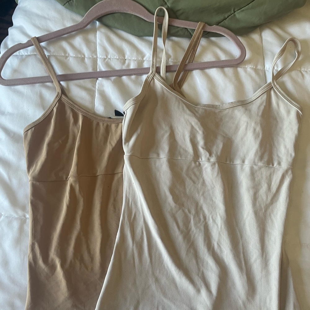 - 2 Vintage TRUE Y2K Bebe camisoles/tank tops!